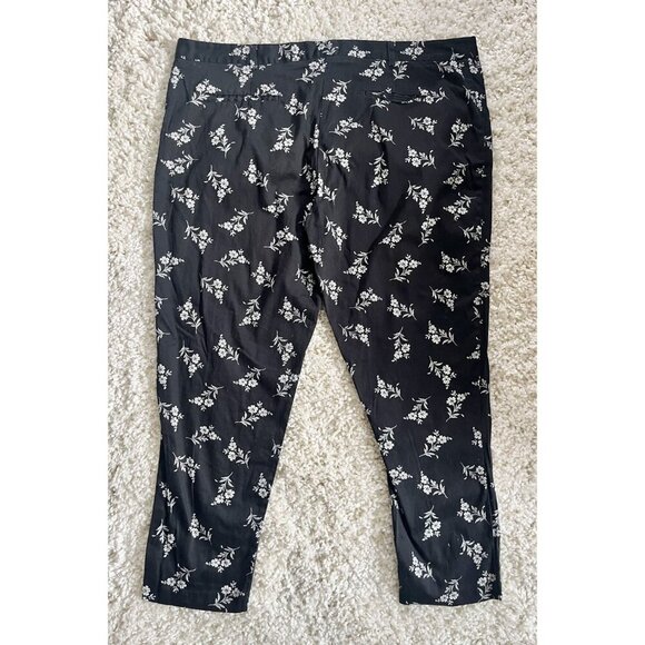 Atmosphere Black & White Floral Print Pants Size 16 - Picture 3 of 3
